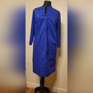 Elegant Blue Women's Dress